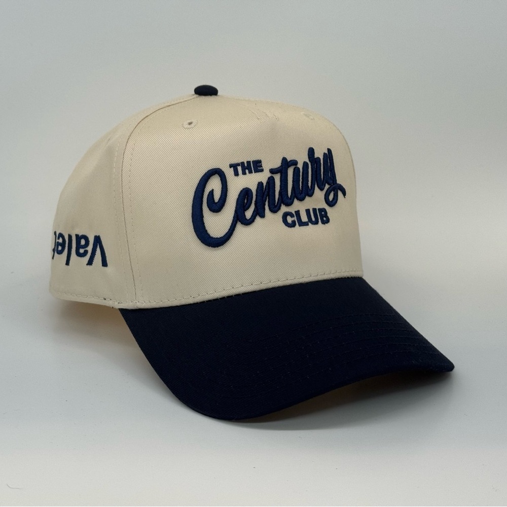 Century Club Valet Hat – Century City, CA
Natural and Navy Snapback